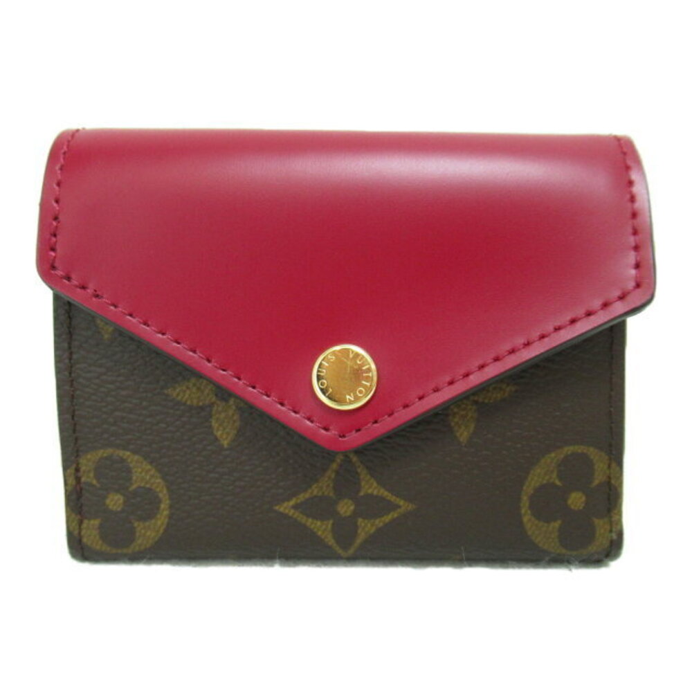 Louis Vuitton Zoe Portefeuille Wallet Trifold Brown Bordeaux